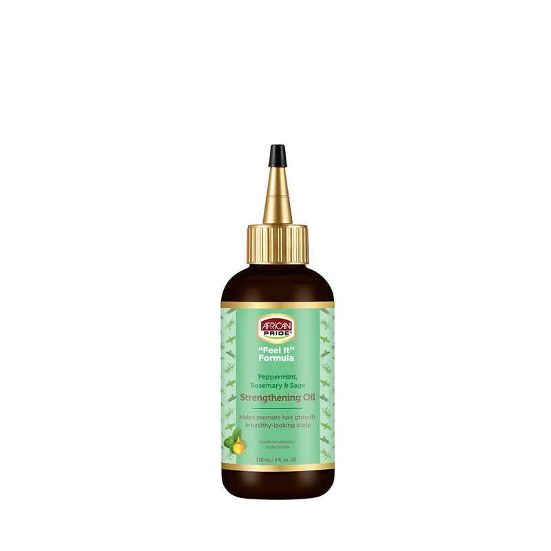 African Pride Feel It Formula Strengthening Oil Hair Treatment