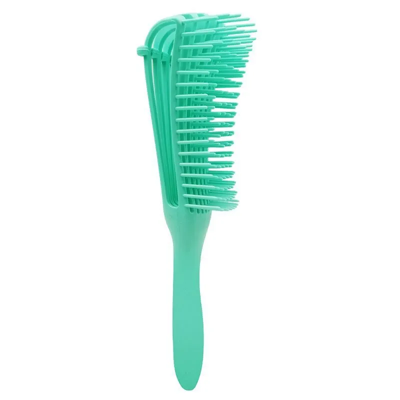 Afro Detangling Hair Brush Green Afro Detangling Hair Brush