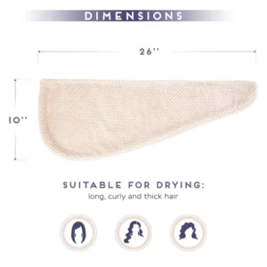 Microfiber Hair Towel Wrap