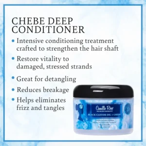 Camille Rose Vegan Black Castor Oil and Chebe Deep Hair Conditioner