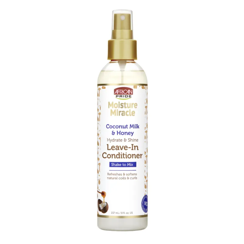 African Pride Moisture Miracle Coconut Milk And Honey Leave-In Conditioner