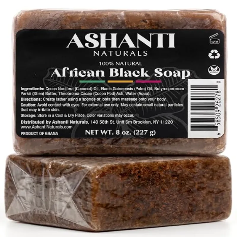 Ashanti Naturals African Black Soap Bar