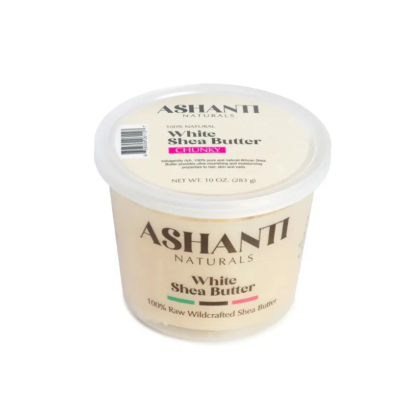 Ashanti Naturals White Chunky Raw Shea Butter
