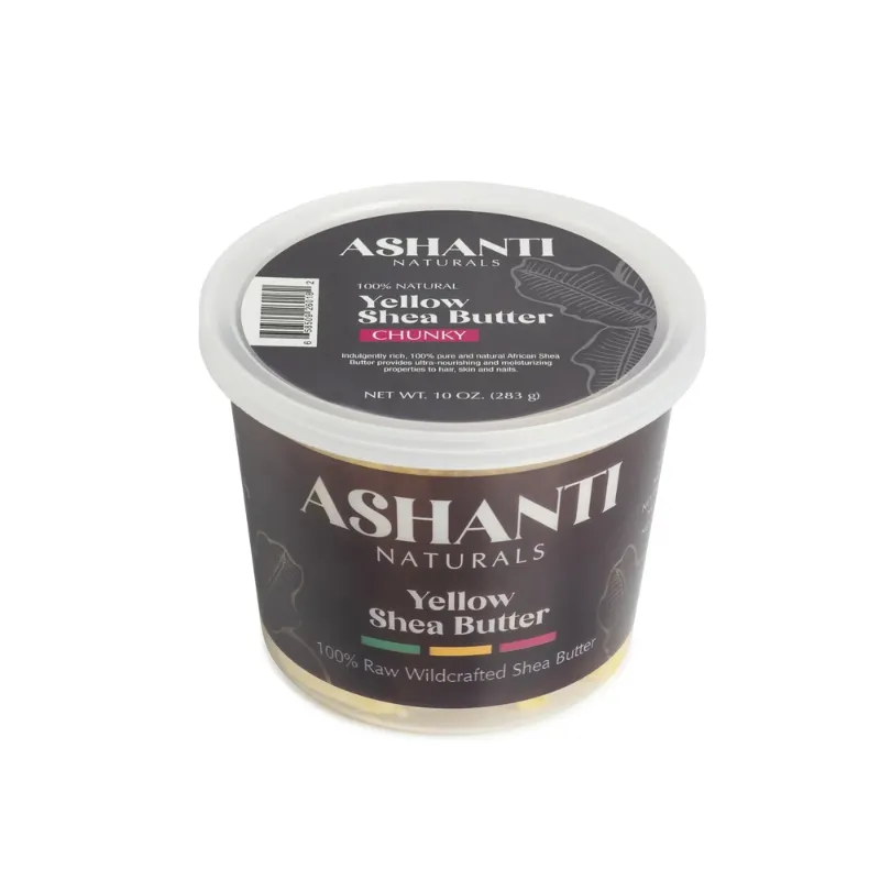 Ashanti Naturals Yellow Chunky Raw Shea Butter