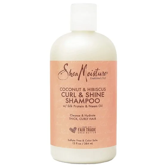 Shea Moisture Coconut And Hibiscus Curl And Shine Shampoo
