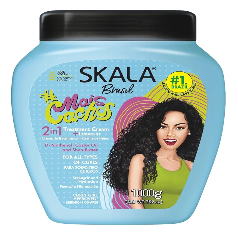 Skala Mais Cachos Treatment Cream And Leave In