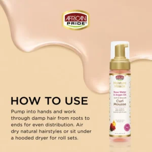Moisture Miracle Rose Water & Argan Oil Curl Mousse