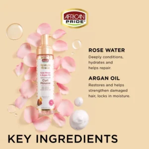Moisture Miracle Rose Water & Argan Oil Curl Mousse
