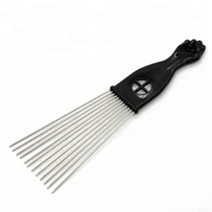 Afro Pick Comb Metal Pick Comb