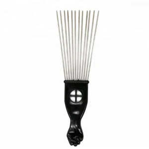 Afro Pick Comb Metal Pick Comb