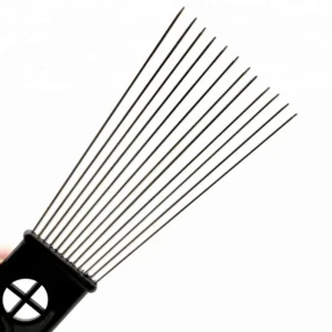 Afro Pick Comb Metal Pick Comb
