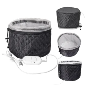 Electric Steam Cap black