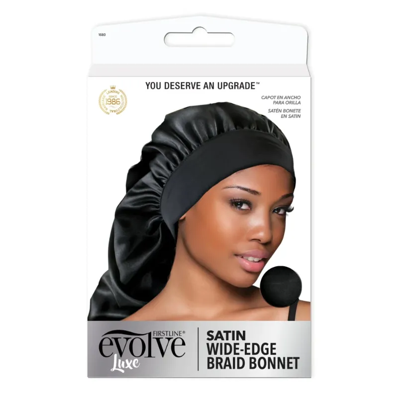 Evolve Wide Edge Braid Bonnet.