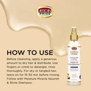 Moisture Miracle Coconut Milk & Honey Leave-In Conditioner