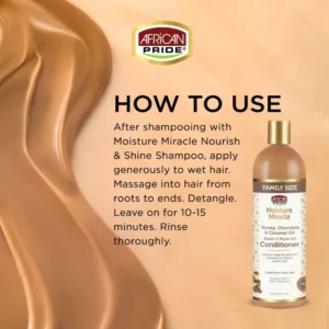 Moisture Miracle Honey Chocolate And Coconut Oil Conditioner