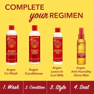 Creme of Nature, Argan Oil Moisture Recovery Leave In Curl Milk