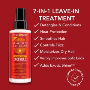 Creme of Nature, Argan Oil for Hair, Perfect 7-in-1 Leave-in Treatment
