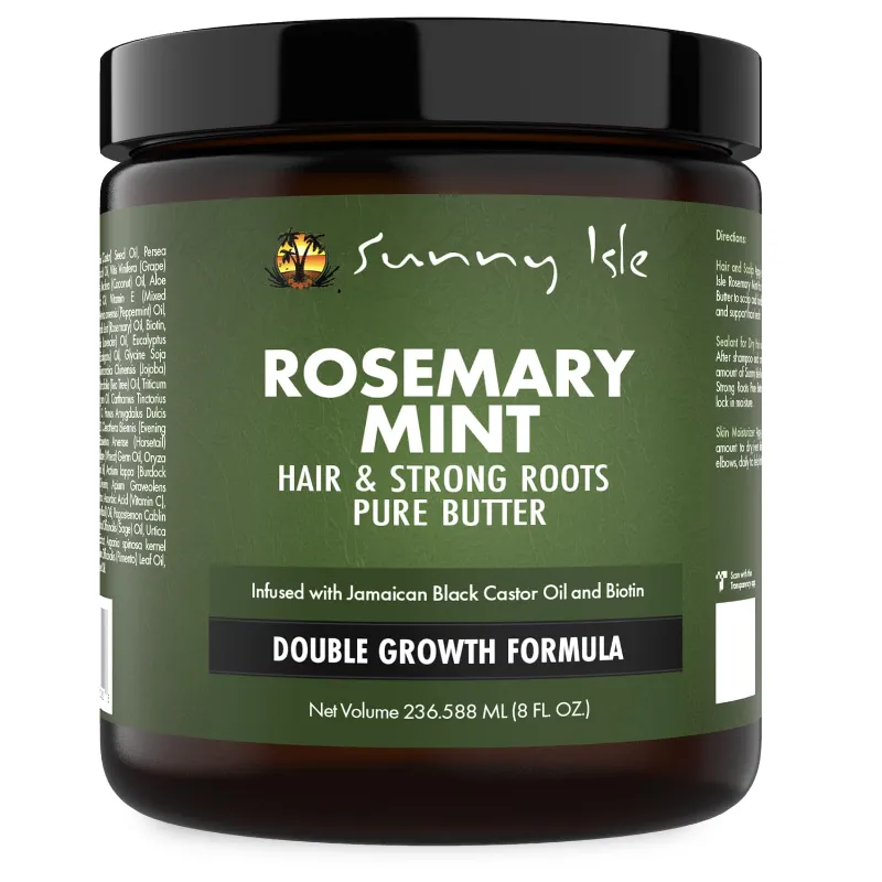 Sunny Isle Rosemary Mint Hair And Strong Roots Butter Sunny Isle Rosemary Mint Hair And Strong Roots Butter