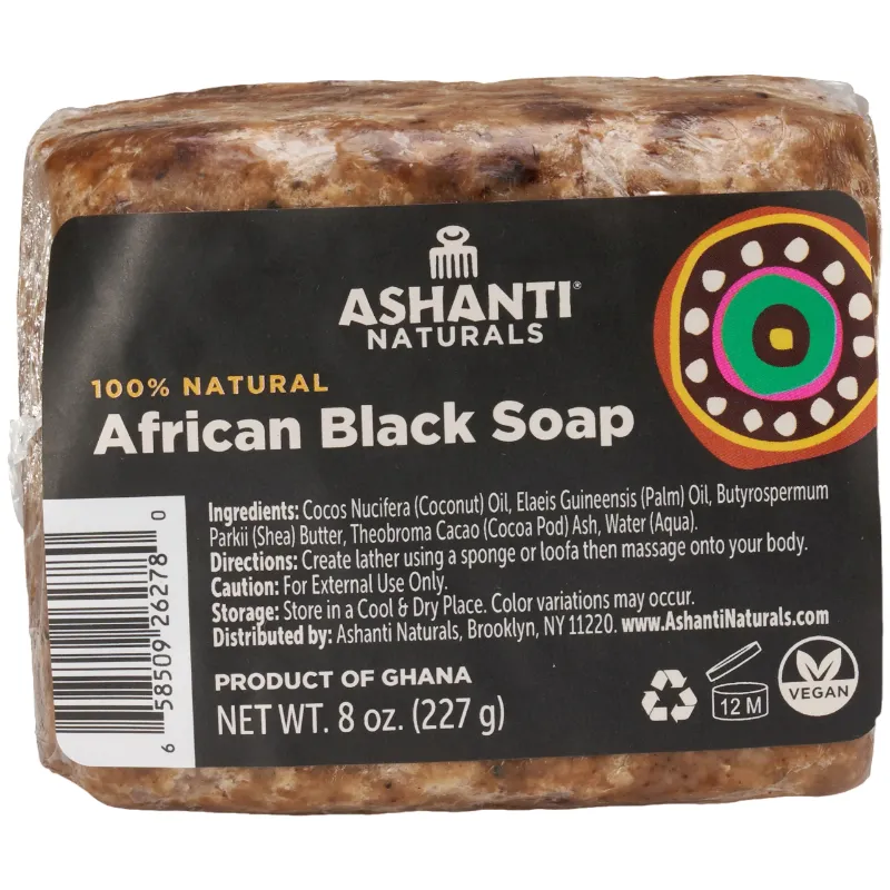 African Black Soap Bar