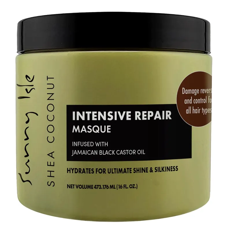 Sunny Isle Shea Coconut Intensive Repair Masque 16Oz