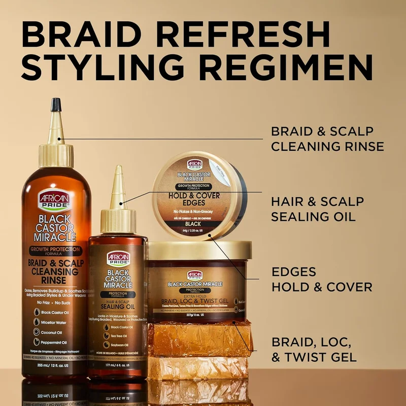 Shop Go Natural 2 African Pride Black Castor Miracle Collection