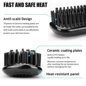 3 in 1 Power Straightener Brush