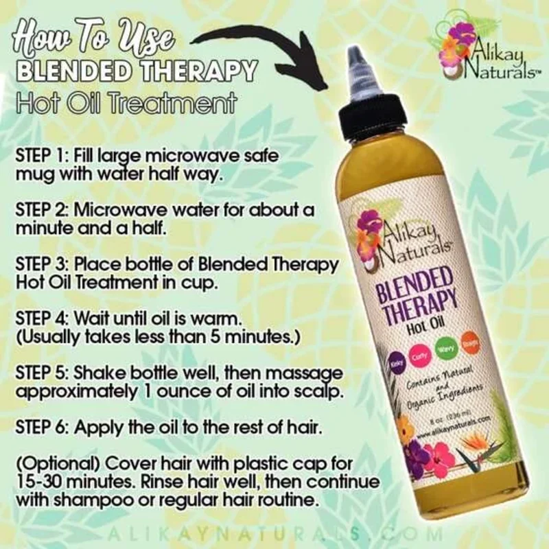 Alikay Naturals Blended Therapy Hot Oil Treatment