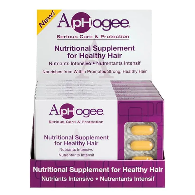ApHogee Vitamin Supplement for Healthy Hair 30 Tablets