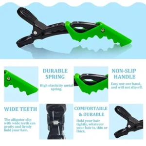 Crocodile Hair Clips 5 pieces