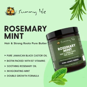 Sunny Isle Rosemary Mint Hair and Strong Roots Butter