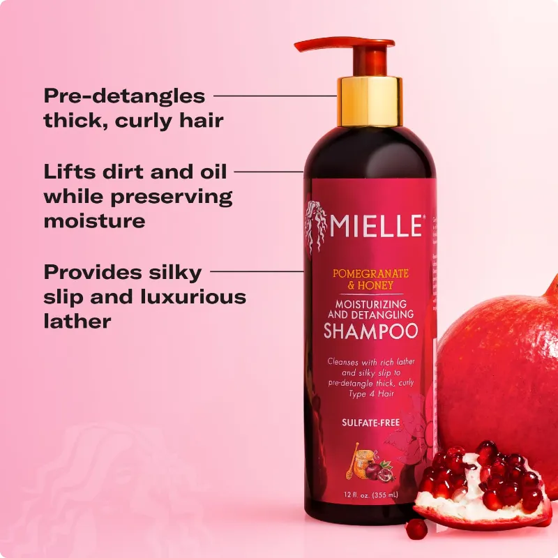 Mielle Pomegranate And Honey Detangling Moisturizing Shampoo, Mielle Pomegranate and Honey Detangling Moisturizing Shampoo