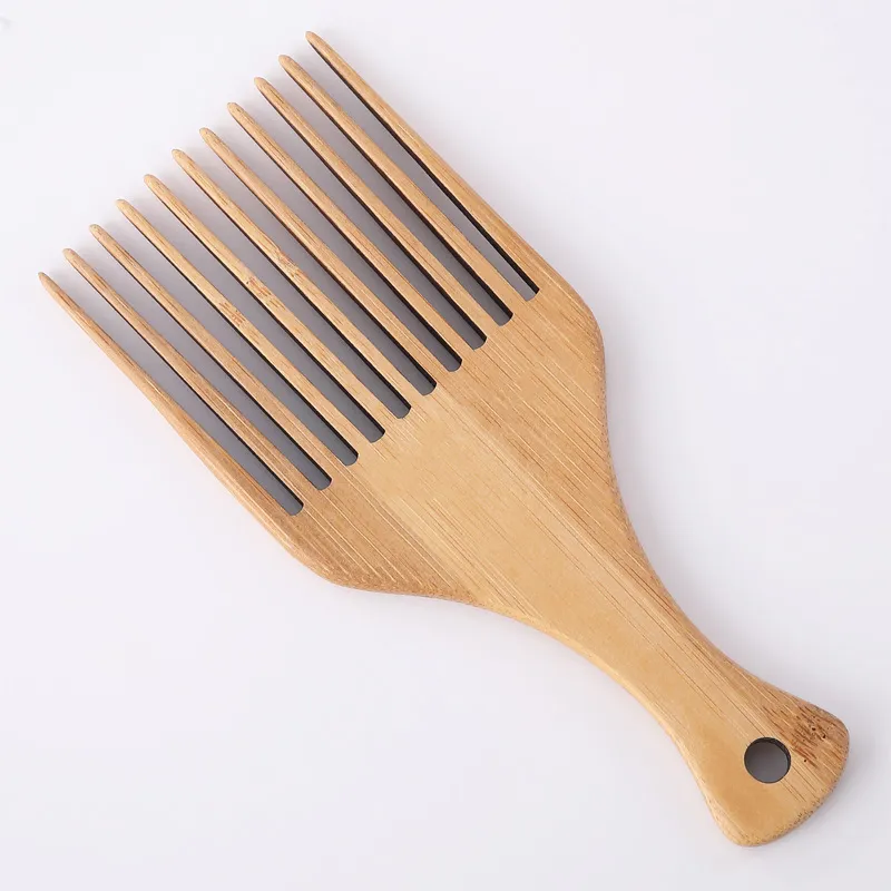 Bamboo Afro Pick Comb